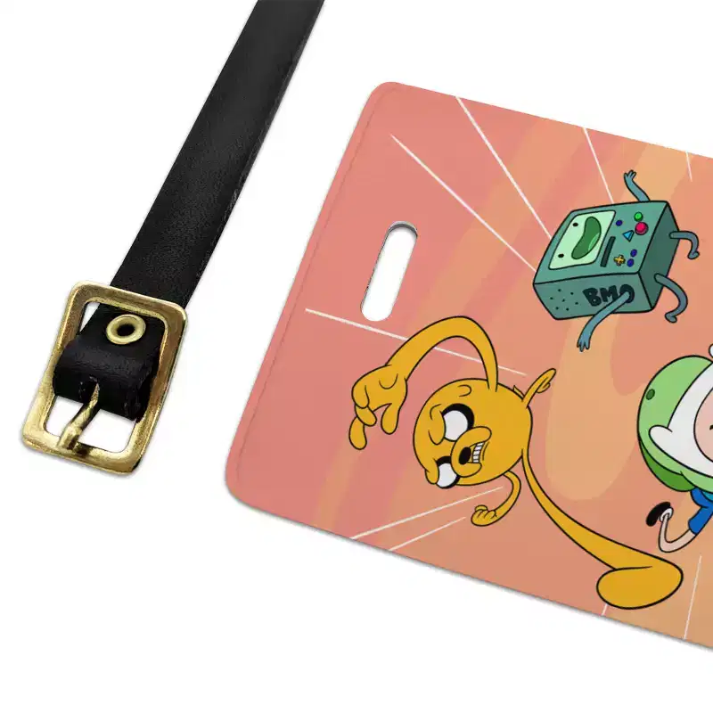 Adventure Time Finn And Jake Attack Friends Luggage ID Tags Set of 2