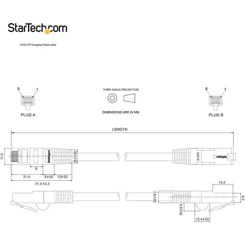 StarTech.com N6PATCH15GR Cat 6 Patch Cable - 15 ft - Data and Networking Cables