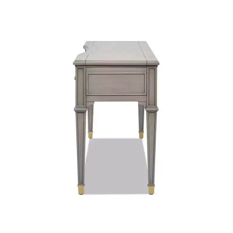 Jennifer Taylor Home Dauphin 55 3-Drawer Wood Executive Desk