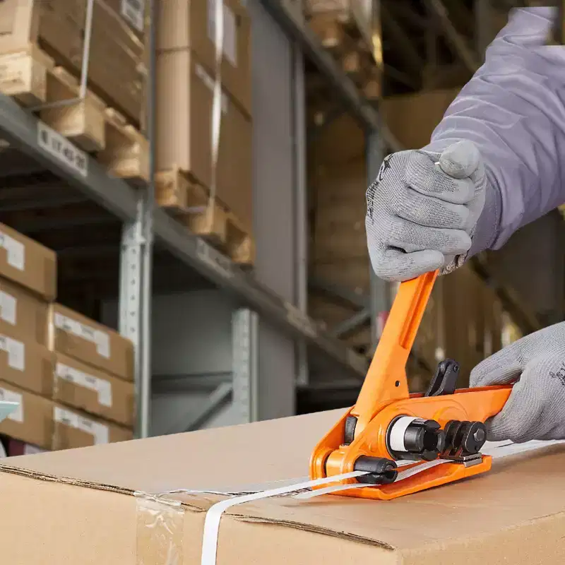 VEVOR Banding Strapping Kit with Strapping Tensioner Tool, Banding Sealer Tool, 3280 ft Length PP Band, 1000 Metal Seals, Pallet Packaging Strapping