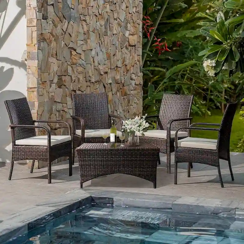 Dining Chairs Capacity All-Weather Outdoor with Powder Steel