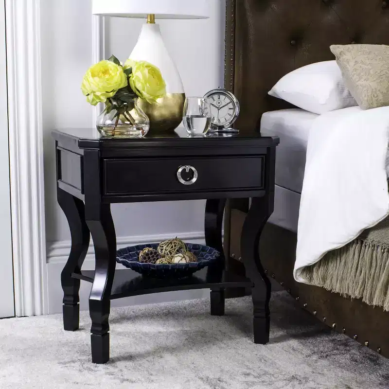 Alaia 1 Drawer Nightstand - FOX6275 - Safavieh Couture