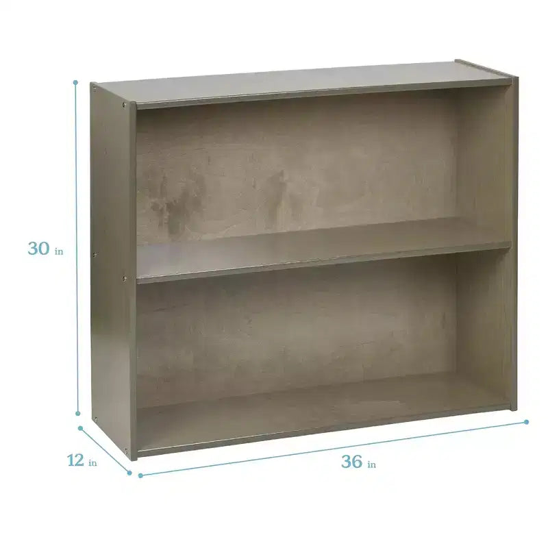 ECR4Kids Streamline 2-Shelf Single-Sided Storage Cabinet, 30in, Classroom Furniture