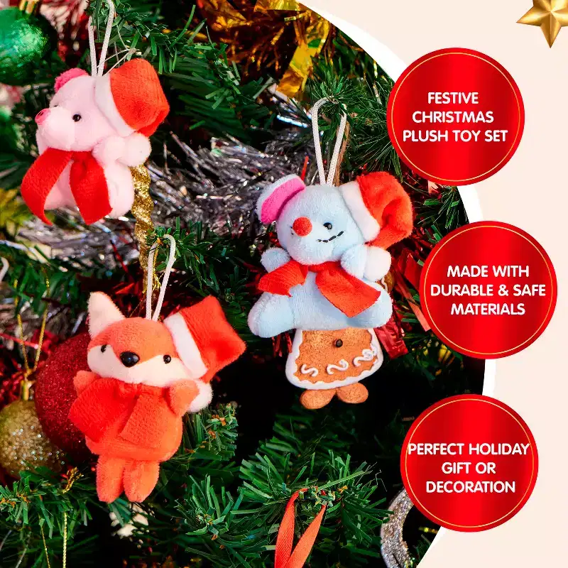 Joyfy 2025 Countdown to Christmas Advent Calendar with Plush Toys  24 Days of Holiday Magic!
