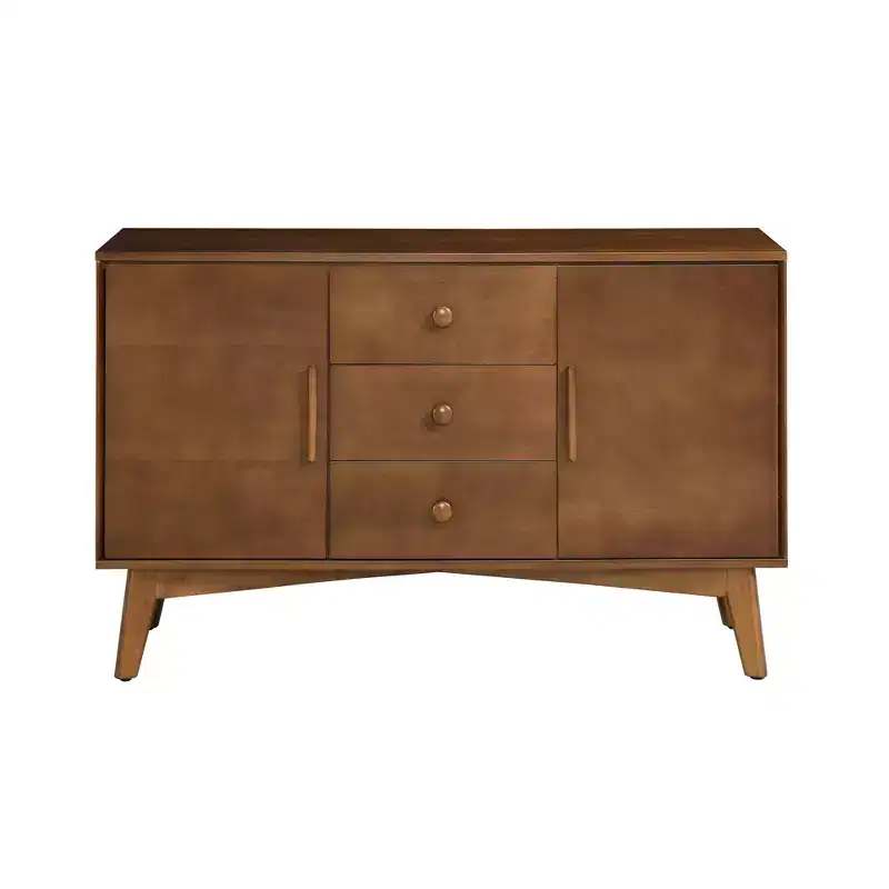 Mid Century Sideboard Buffet Cabinet 47.3, Storage Cabinet with 2 Doors & 3 Drawers for Entryway, Living Room, Dining Room, Kitchen