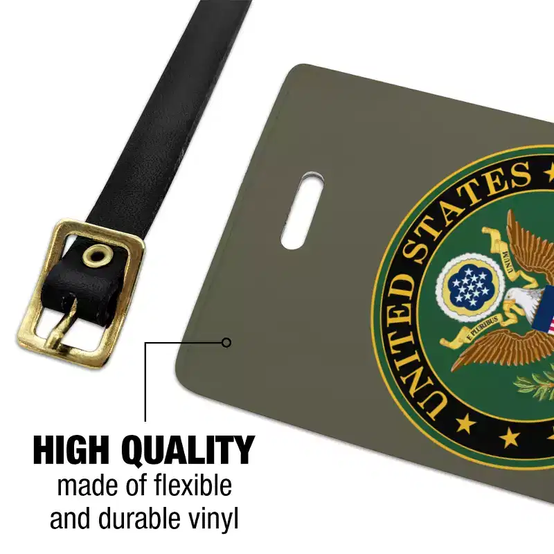 U.S. Army United States Army Eagle Logo Luggage ID Tags Set of 2