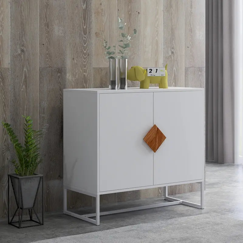 Square Handle 2-Door Sideboard