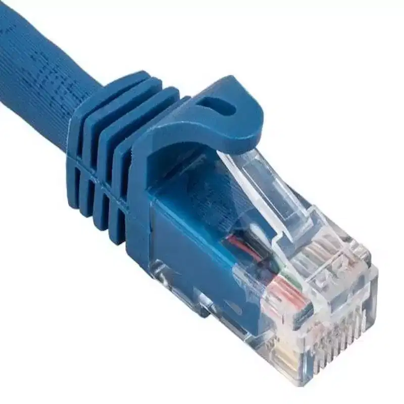 SANOXY Cables and Adapters; 35ft Cat6a 600 MHz UTP Snagless Ethernet Network Patch Cable, Blue