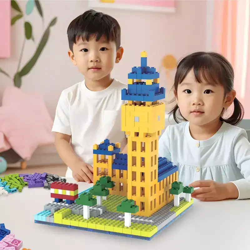 PICASSO-TILES 1016PCS Magnetic Tiles & Bricks Combo, STEM Construction Educational Toy Set for Kids, Compatible with Major Brands