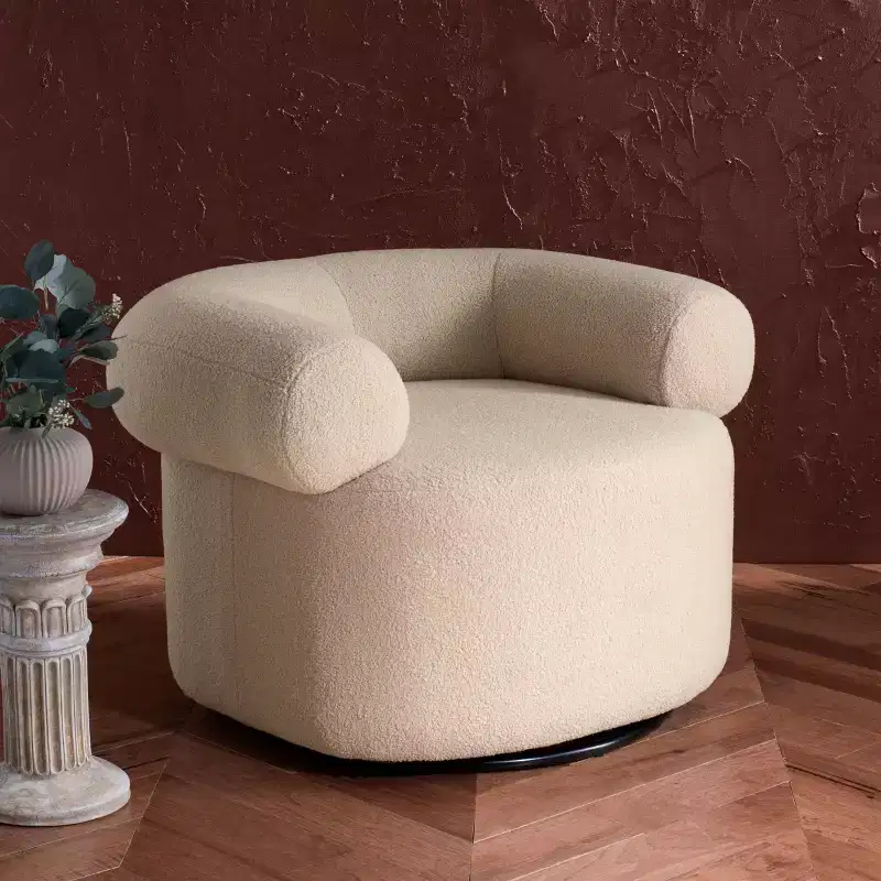 Sadie Swivel Accent Chair - SFV5045 - Safavieh Couture