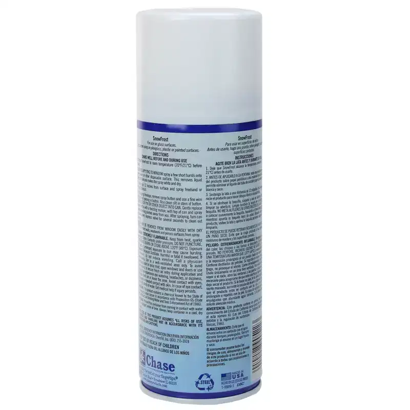 Northlight Santa Winter White Snowfrost Christmas Artificial Snow Spray for Glass- 9 Ounces