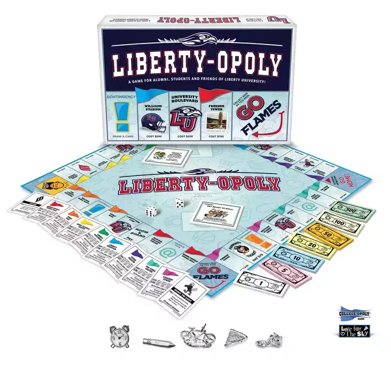 Late For The Sky: Liberty-Opoly Monopoly Board Game