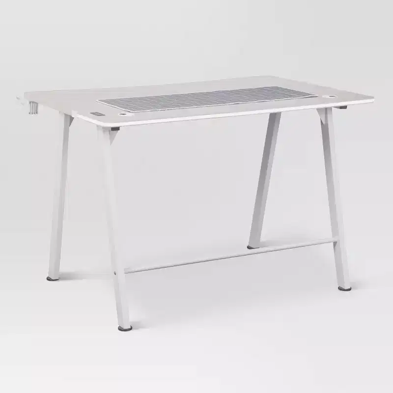 Gaming Desk with LED Lights and Headphone Holder - Room Essentials