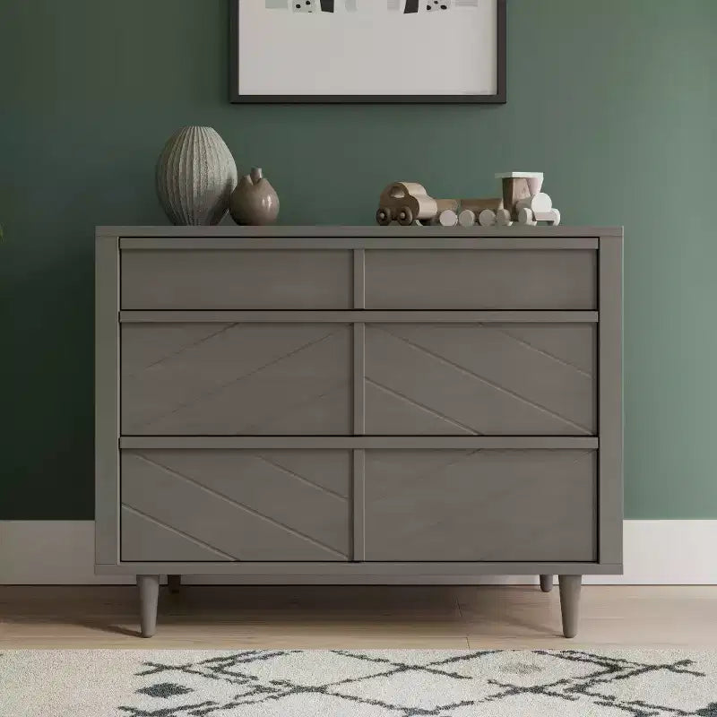 Child Craft Surrey Hill 3 Drawer Dresser for Nursery or Bedroom, Anti-Tip Kit Included to Prevent Tipping, Non-Toxic, Baby Safe Finish