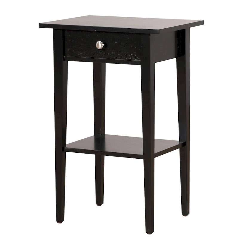 Dalton 1-drawer and Shelf Wooden Nightstand