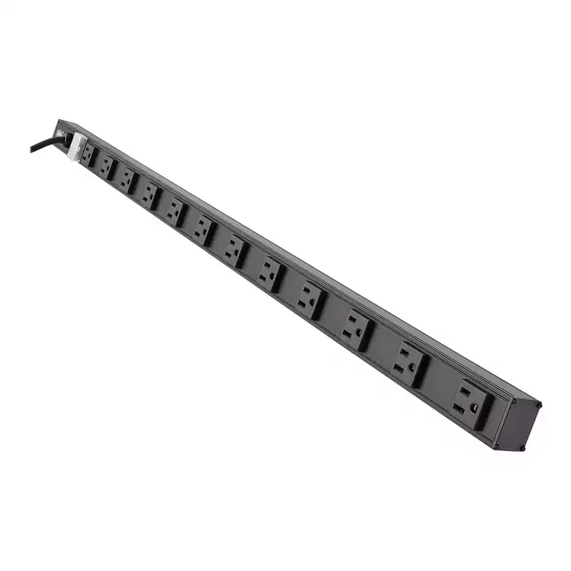 Tripp Lite 36 12-Outlet Vertical Power Strip w/ 15ft Cord - Black