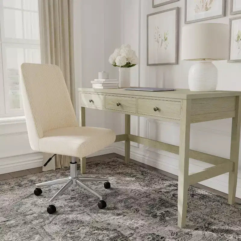 Martha Stewart Maeve Upholstered Office Chair