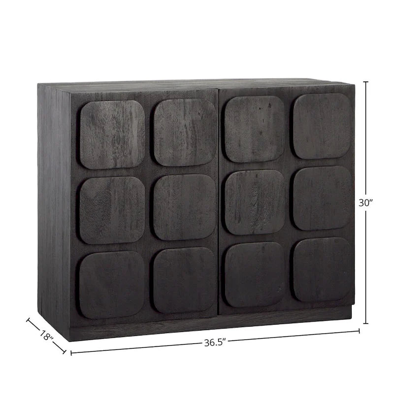 Melody 37 Wide Sideboard, Black