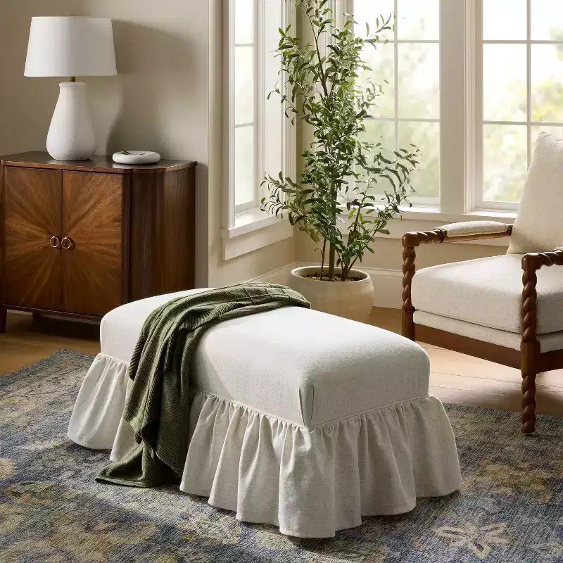 Ruffle Skirt Bench