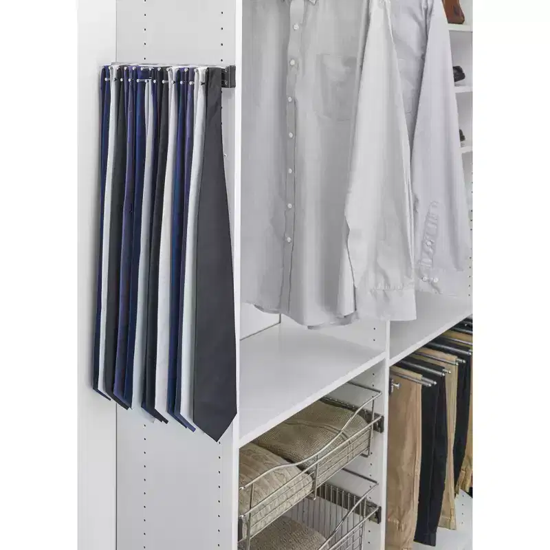 Rev-A-Shelf TRC 14 Inch-Side Mount Extending Tie Organization Rack