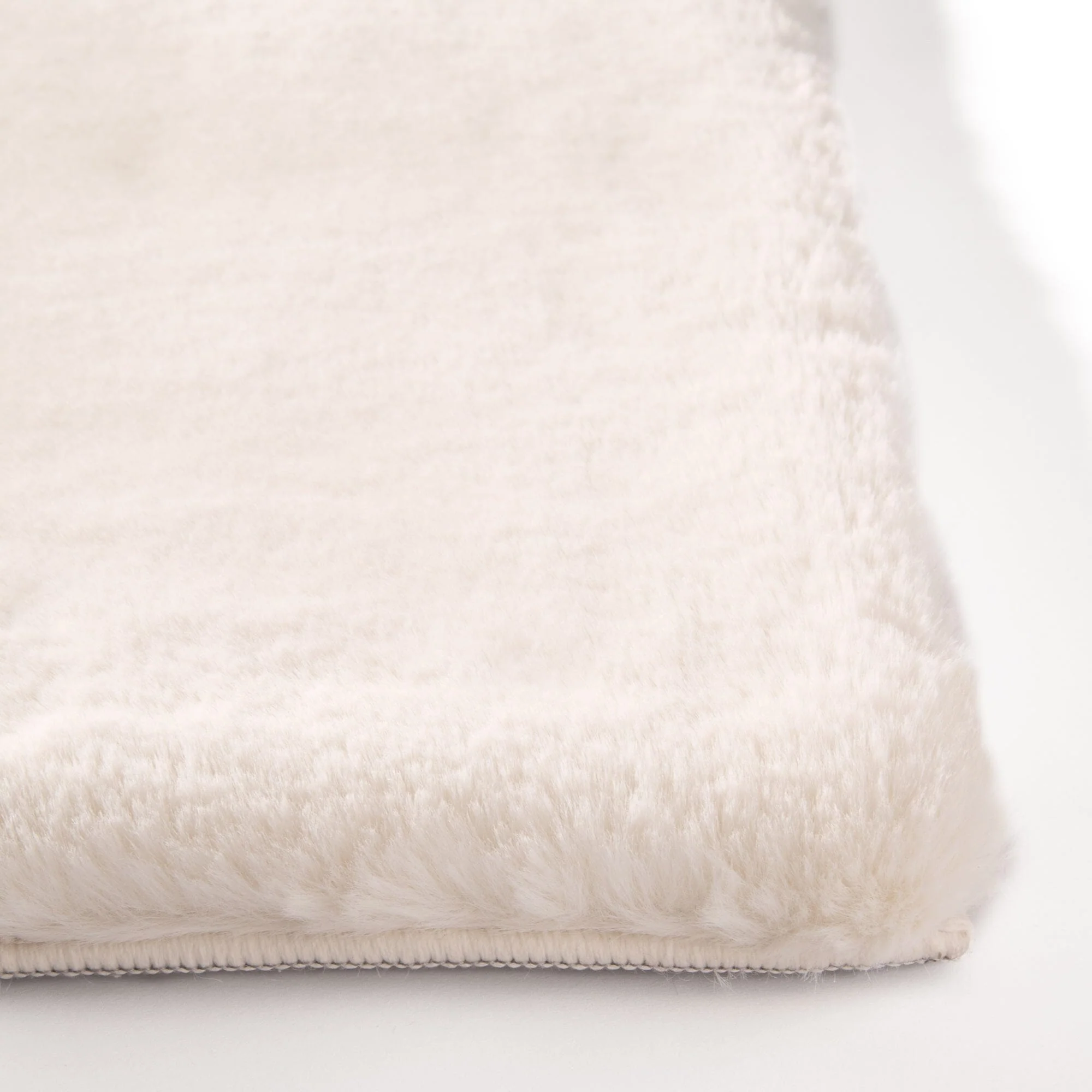 Memory Foam Rug 2 Small Ivory