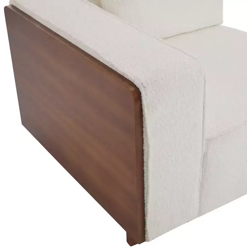 Christopher Knight Home Gianna Upholstered L Shape Sectional Sofa with Pillows, Beige/Brown