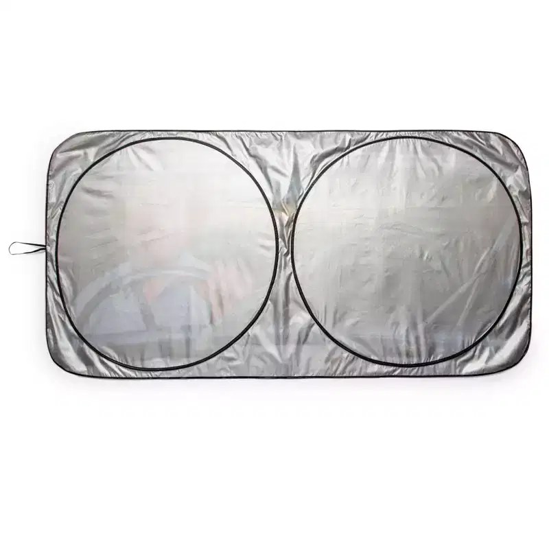 Surreal Entertainment Bob Ross Happy Trees Sunshade for Car Windshield | 64 x 32 Inches