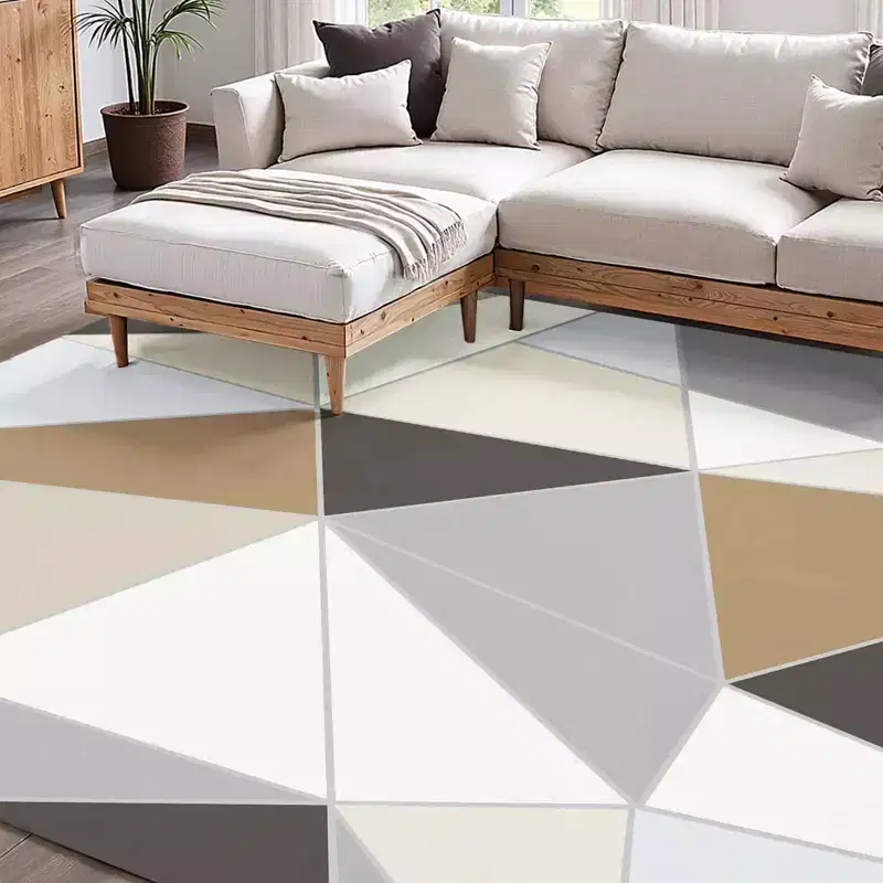VEVOR Area Rug,5 x 7 ft Large Washable Rug, Non-Slip and Tear-Resistant Soft Carpet,Pet Friendly Modern Area Rugs,Indoor Mat for Bedroom,Charcoal Gray