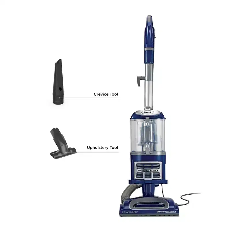 Shark Navigator Lift-Away Deluxe Upright Vacuum NV360 9.5" Cleaning Path Blue