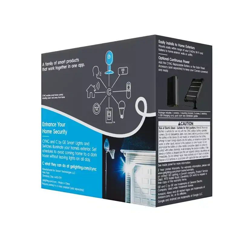 GE CYNC Outdoor Battery Powered Camera