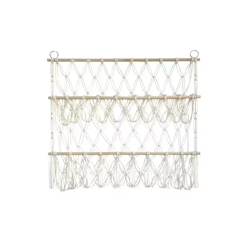 TROPOW Stuffed Animal Toy Holder, 3-Layer Versatile Plush Toy Holder, Bohemian Style Vertical Toy Storage Organizer Nursery, Stable Plush Toy Holder
