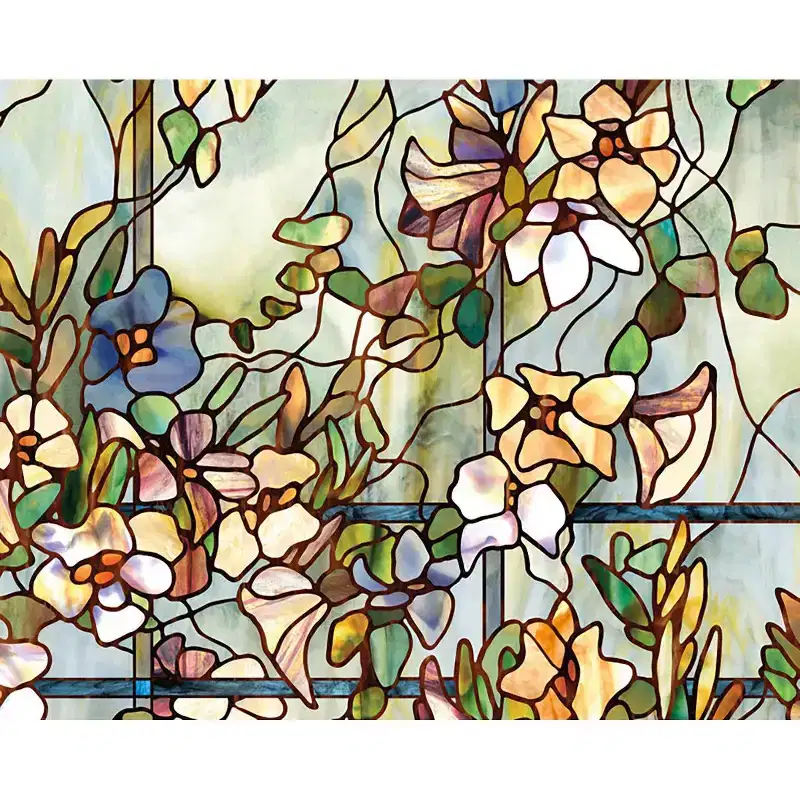 24" x 36" Trellis Window Film - Artscape: Vinyl Decorative Film for Privacy, Classic Pattern