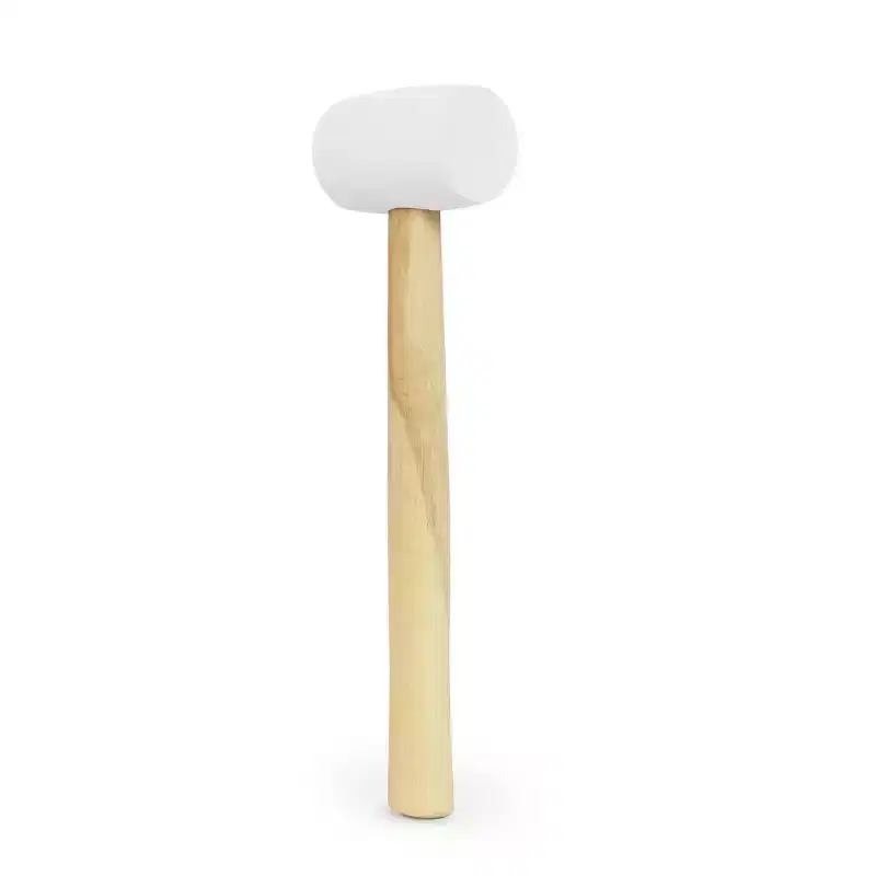 Dritz Home Rubber Mallet with Wooden Handle: Crafting Tools, Manual Power, Natural Brown, 12.5" Depth, 0.91 lbs