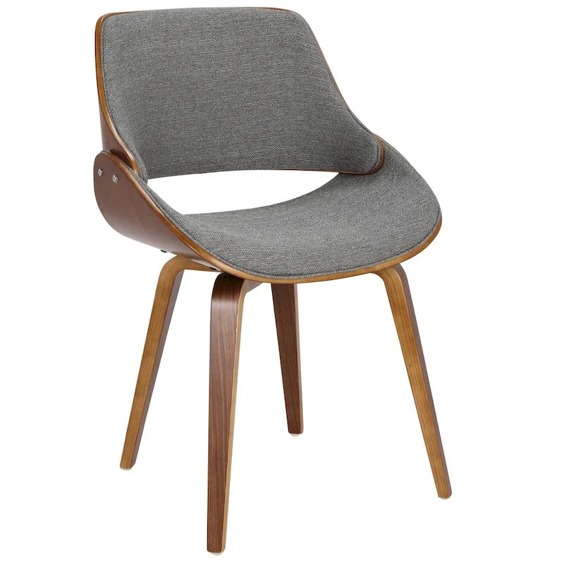 Mid-Century Modern Upholstered Dining Accent Chair