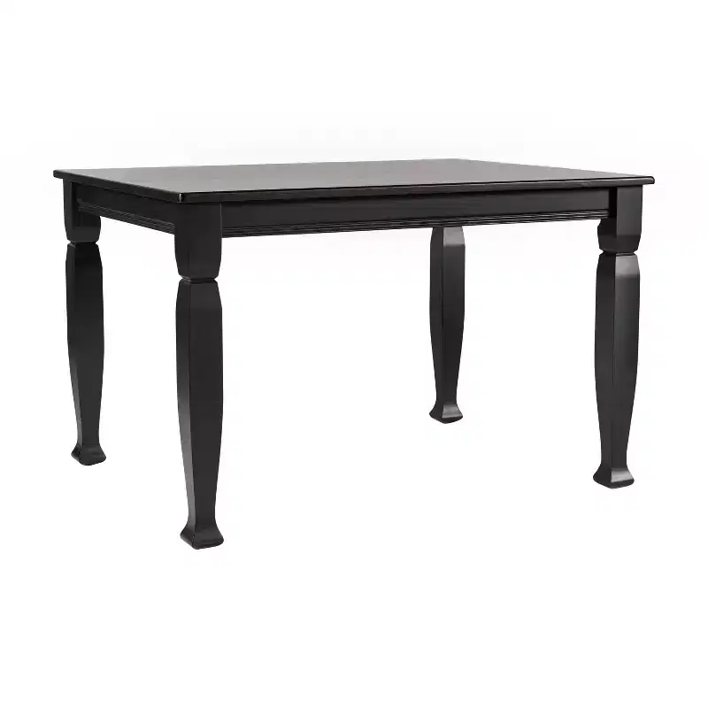 Wooden Dining Table with Sculpted Legs