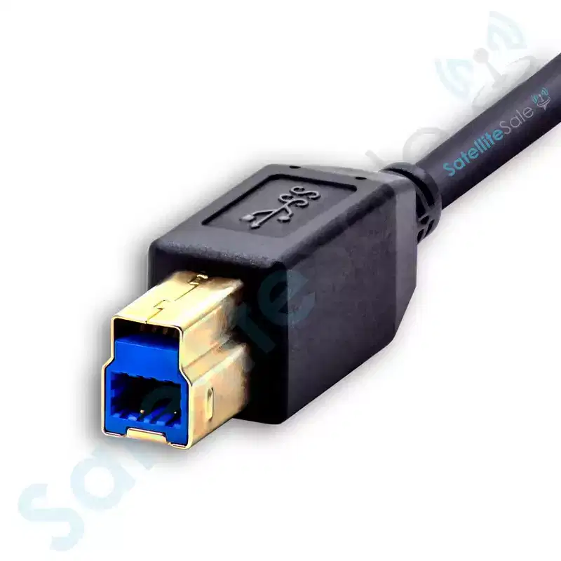SatelliteSale USB Type C to Type C or Type B Cable Data and Power Male to Male Cord Universal Wire 6 feet