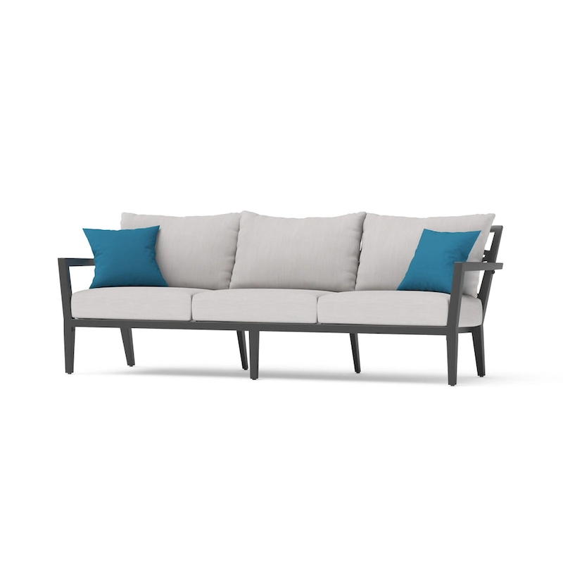 Venetia 6 Piece Outdoor Patio Motion Fire Seating Set