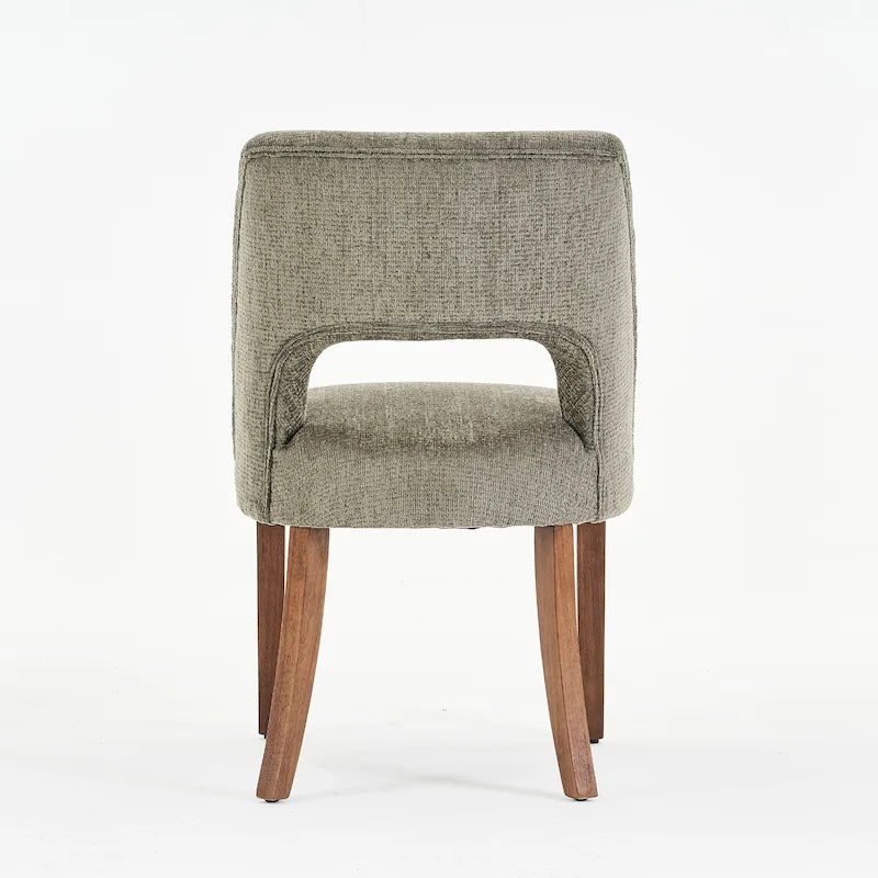 Set of 4 Fabric-upholstered Dining Chairs
