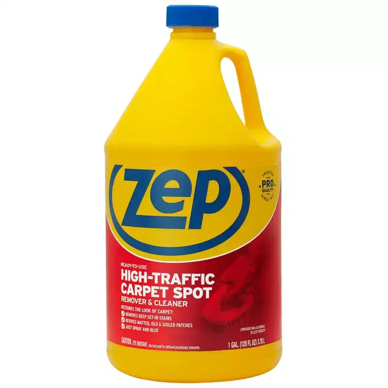 Zep High Traffic Carpet Spot Remover & Cleaner  Enzymatic Stain Remover  1 Gallon