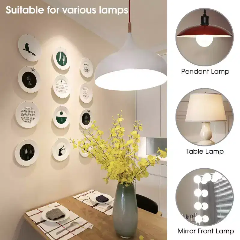 YANSUN 9-Watt G25 LED Light Bulb E26 Frosted White 5000K Non-Dimmable (3-Pack)