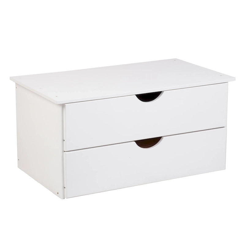 100% Solid Wood 2-Drawer Internal Chest for Cosmo 4-Door Wardrobe by Palace Imports