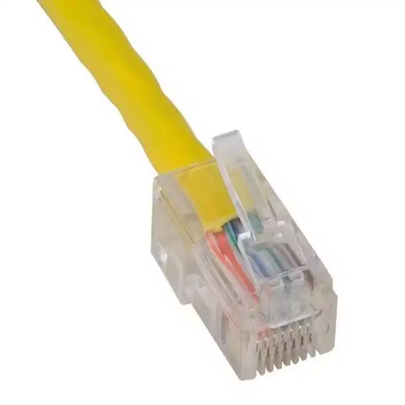 SANOXY Cables and Adapters; 1ft Cat5e 350 MHz UTP Assembled Ethernet Network Patch Cable, Yellow
