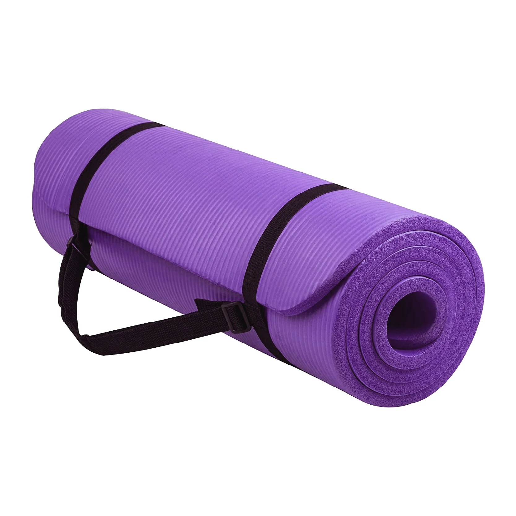 Extra-Thick 10?mm NBR Foam Yoga Mat ¨C Non?Slip, Eco-Friendly, Cushioned Comfort with Carry Strap for Home Fitness, Pilates, HIIT & Gymnastics