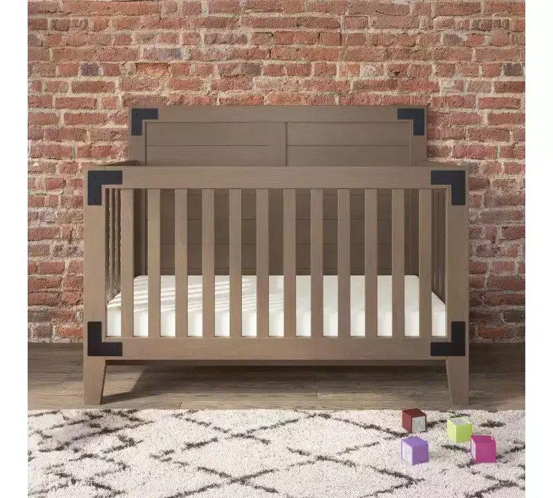 Child Craft Lucas Crib and Dresser Nursery Set, 2-Piece, Includes 4-in-1 Convertible Crib and 3-Drawer Dresser