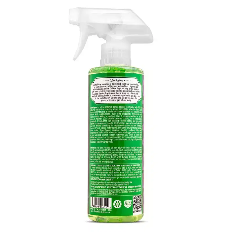 Chemical Guys HydroSpeed Ceramic Quick Detailer: Liquid Automotive Cleaner for Car Detailing & Ceramic Car Care