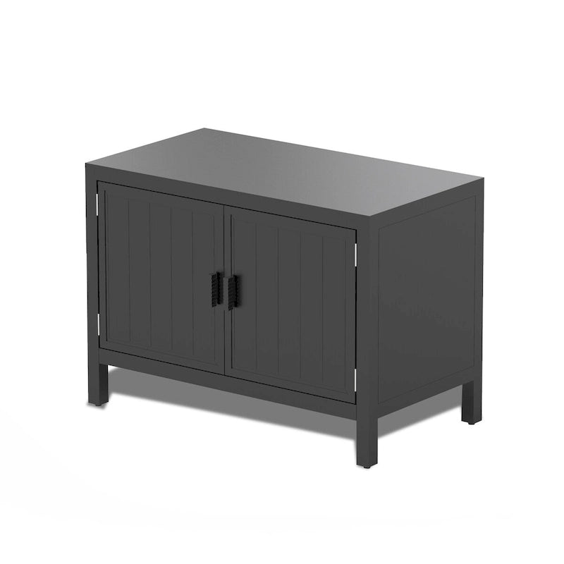 Computer Desk with Hutch and Storage - Select Cherry