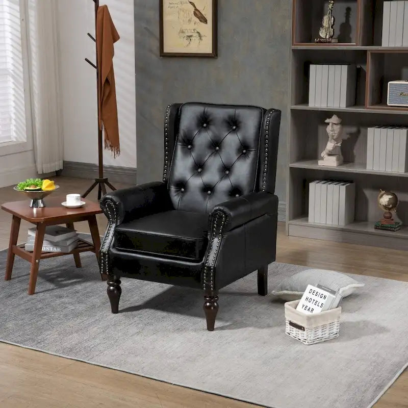 Wood Frame Armchair Modern Accent Chair Lounge Chair for Living Room - 29.33 x31.50x 39.37