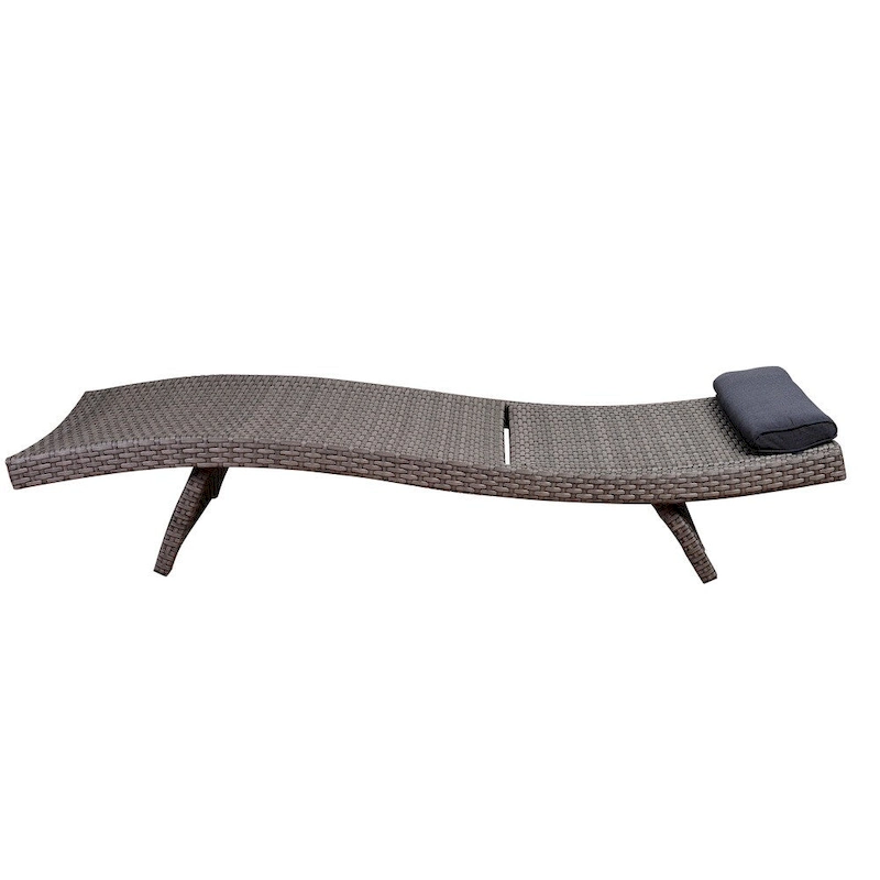 Atlantic Mykonos Grey Deluxe Loungers (Set of 2)