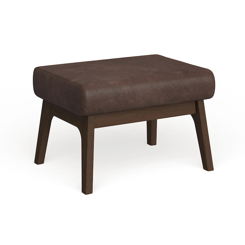 Mid-Century Ottoman by Baxton Studio
