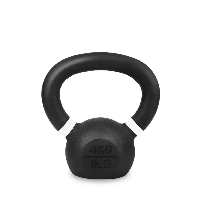 Cast Iron Kettlebells Set ¨C Solid Iron, Rust Resistant Coating, Ergonomic Grip ¨C Full Body Strength & Power Training ¨C Ideal for Home Gyms